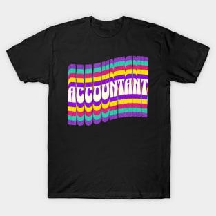Accountant (Retro font) T-Shirt